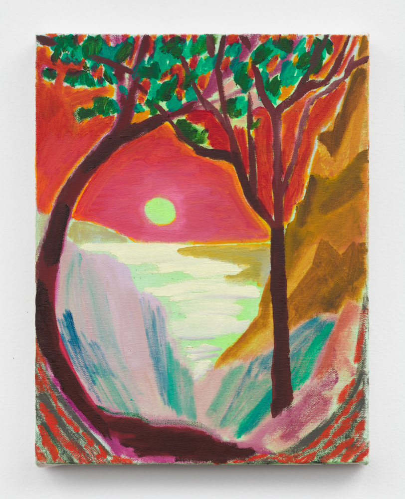 Painting by Shara Hughes