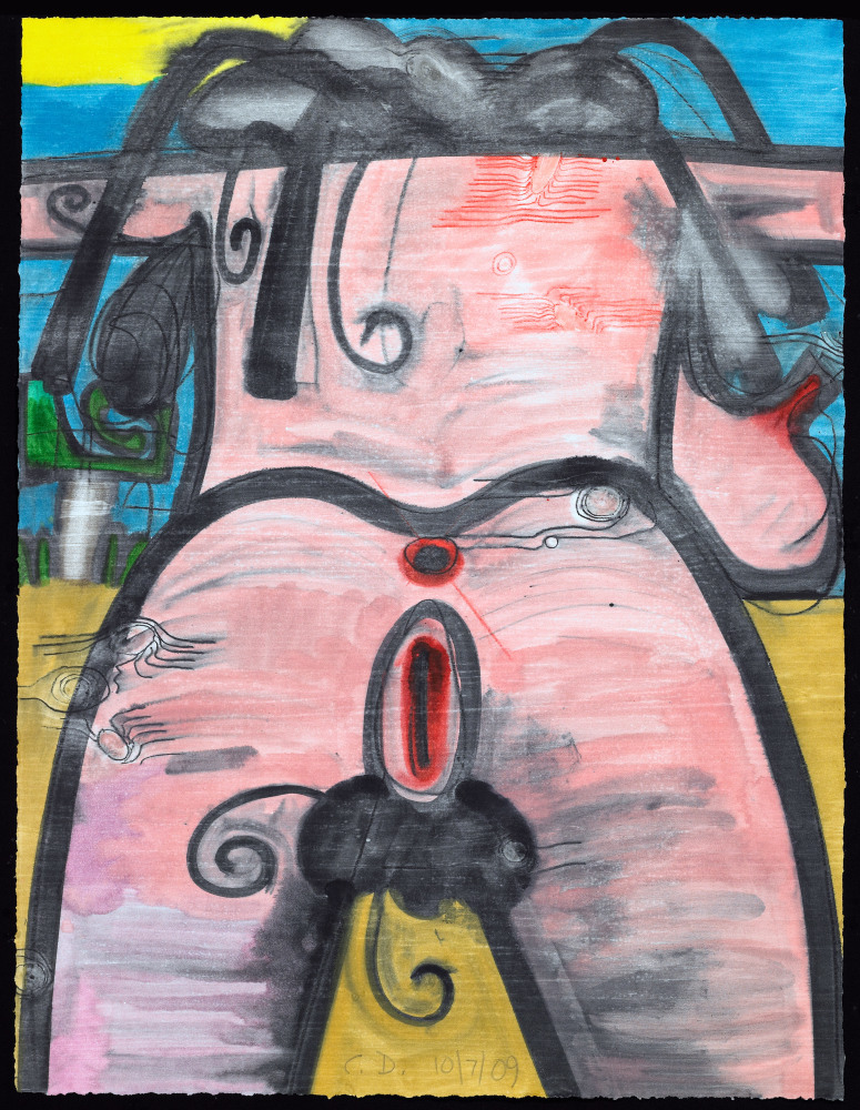monotype by Carroll Dunham