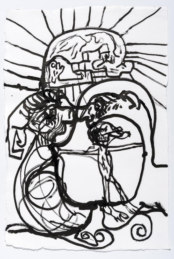 Untitled (Antiparos)

2018

India ink on paper

Sheet 56.5 x 38 cm / 22 1/4 x 15 in

Frame 63 x 44.5 x 3 cm / 24 3/4 x 17 1/2 x 1 1/8 in

&amp;copy; Tobias Pils