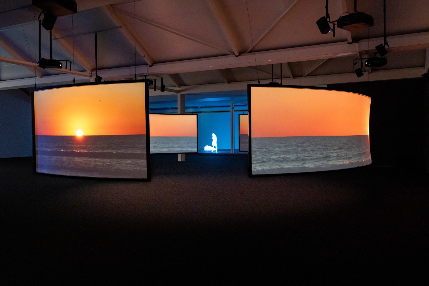 Installation view, Doug Aitken, Return to the Real, Schauwerk, Sindelfingen, 2023