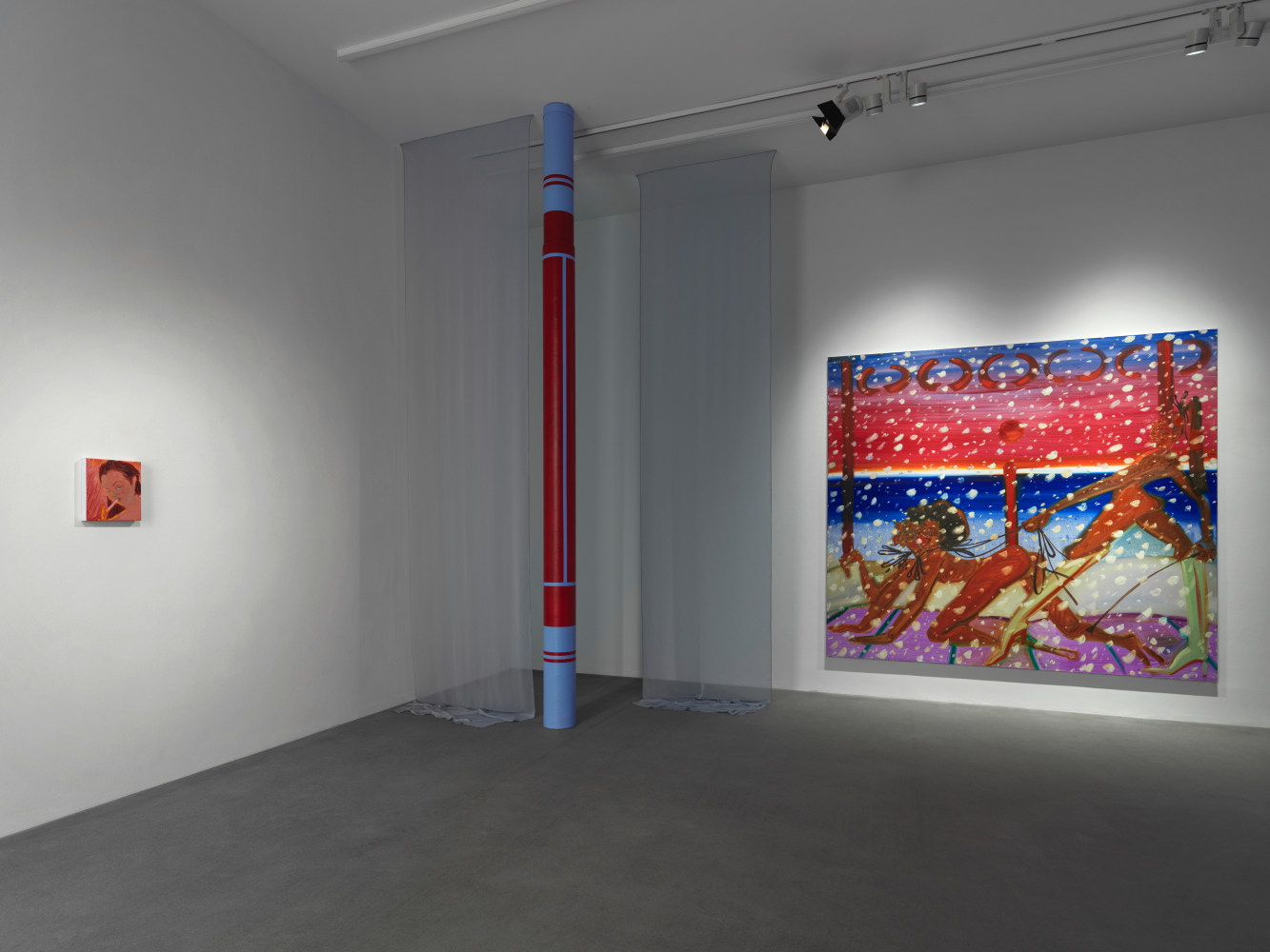 Installation view, Sofia Mitsola, Villa Venus: An Organized Dream, Galerie Eva Presenhuber, Waldmannstrasse, Zurich, 2023
