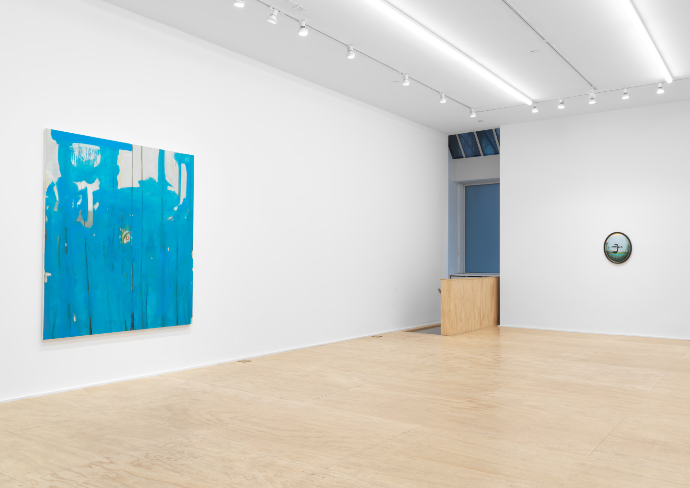 Installation view of Verne Dawson paintings exhibition
