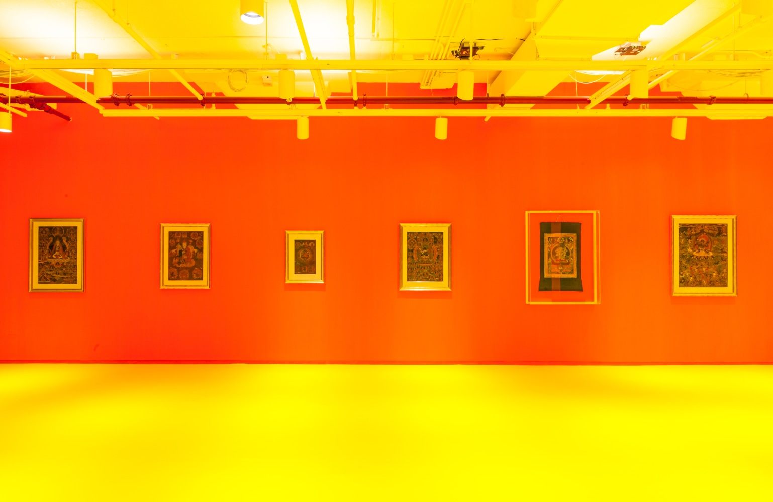 Installation view of works by John Giorno