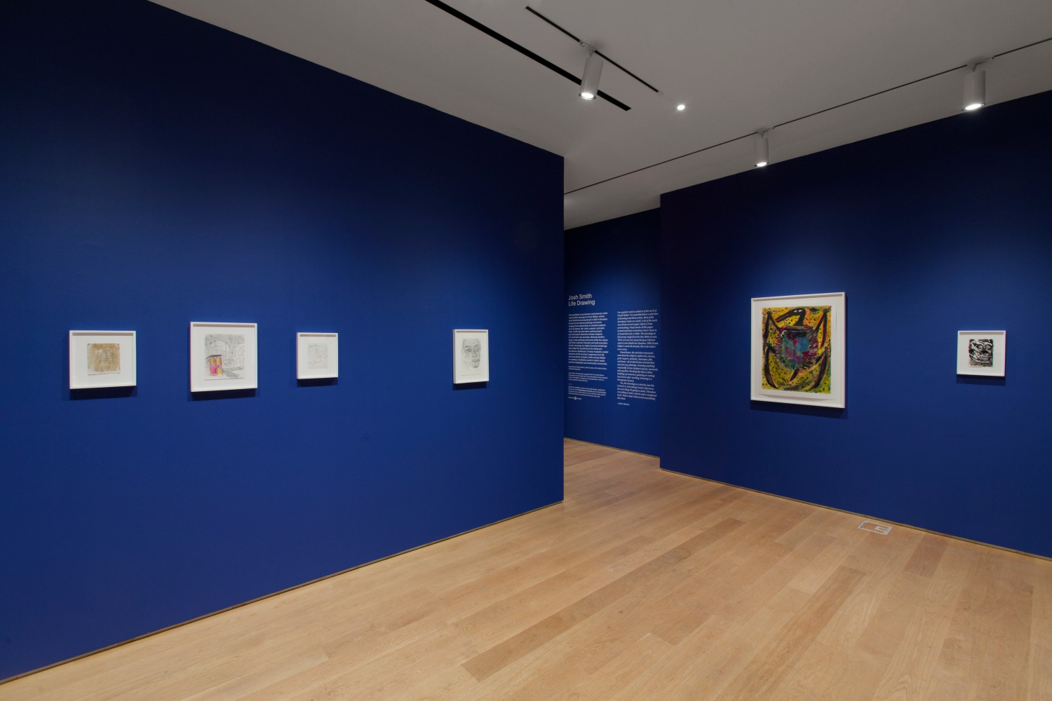 Installation view, Josh Smith, Life Drawing, The Drawing Center, New York, 2024