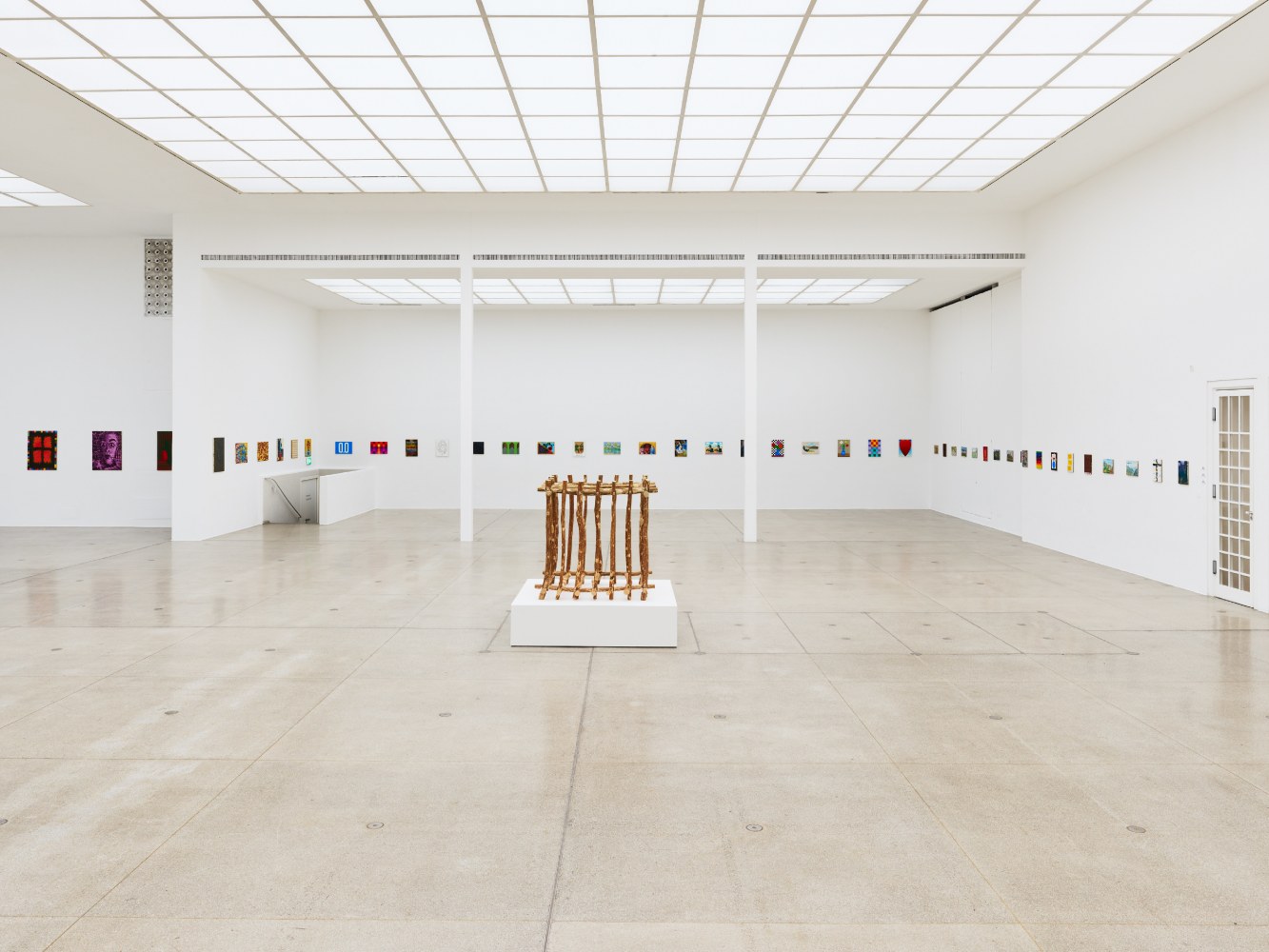 installation view of works by Jean-Frédéric Schnyder