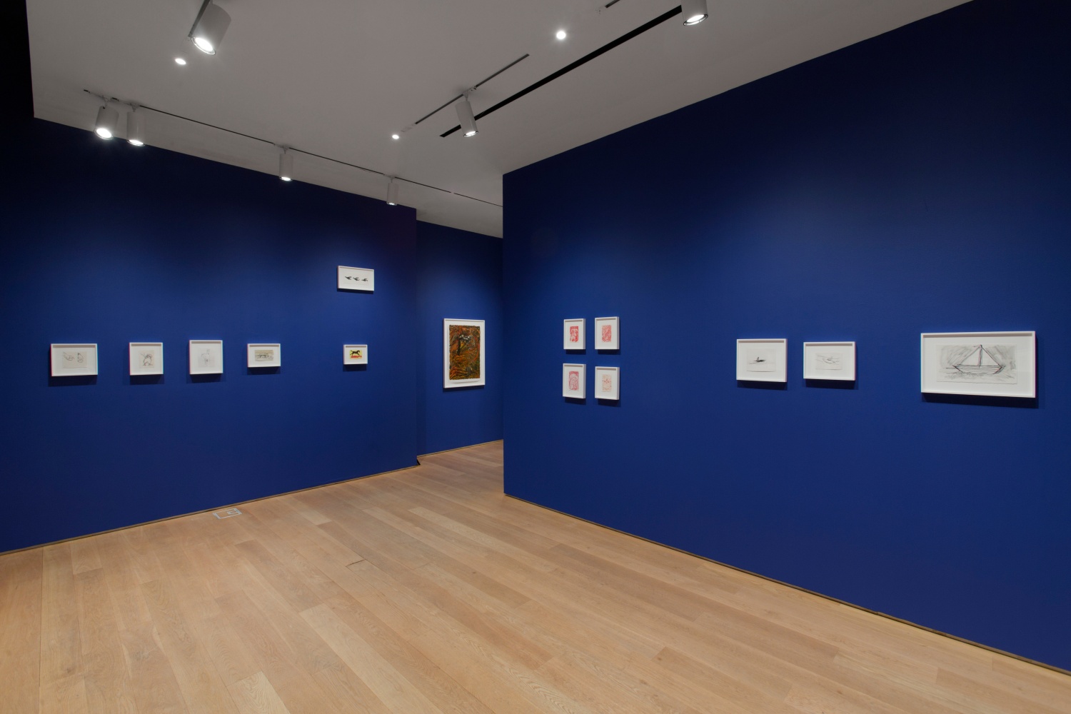 Installation view, Josh Smith, Life Drawing, The Drawing Center, New York, 2024