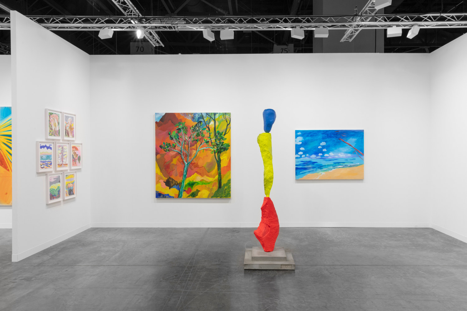 Installation views, Galerie Eva Presenhuber, Art Basel Miami Beach 2023, Miami Beach, 2023
