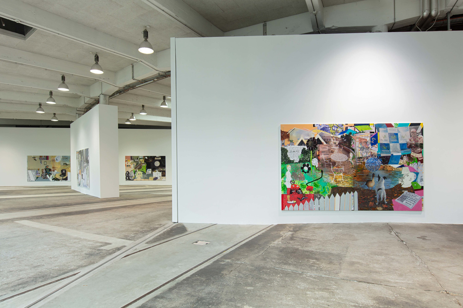 Installation view, Michael Williams, Make Plans &amp;ndash; God Applauds, Kunstmuseum St. Gallen, Lokremise, 2021