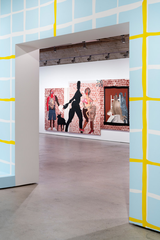 Installation view, Tschabalala Self, Around the Way, EMMA, Espoo, 2024