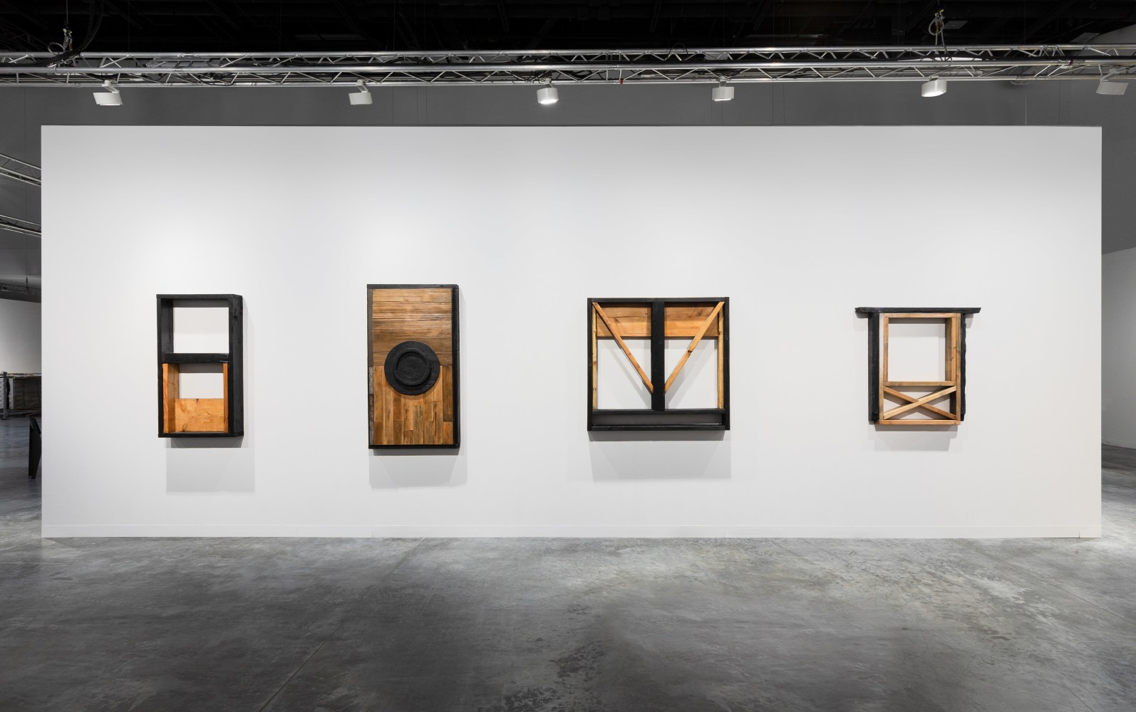 Installation view of works by various artists