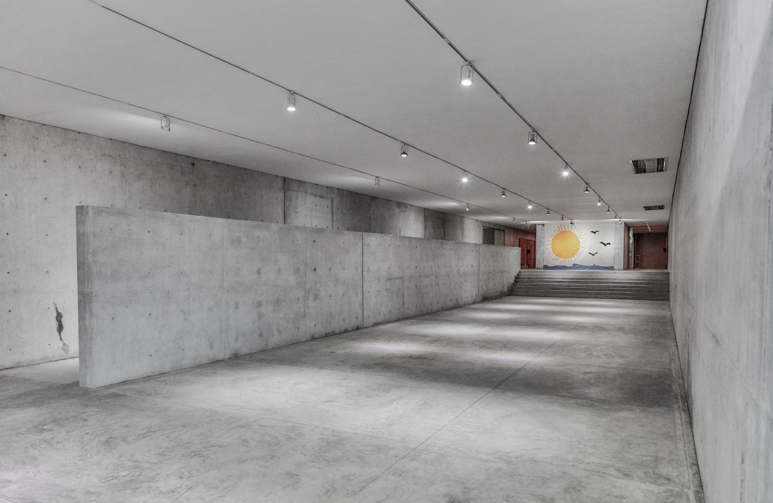 Installation view of work by Ugo Rondinone