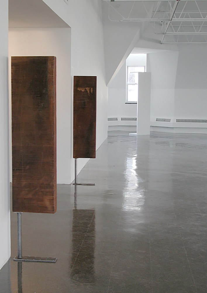 Installation view of works by Trisha Donnelly