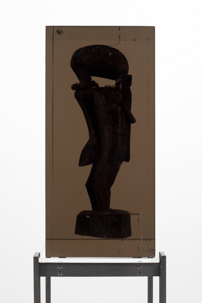 MATTHEW ANGELO HARRISON
Last Breath
2024
Wooden figure, polyurethane resin, steel, acrylic
Sculpture 61 x 28 x 28 cm / 24 x 11 x 11 in
Pedestal 102 x 33.5 x 30.5 cm / 40 1/8 x 13 1/4 x 12 in
HARRI60081