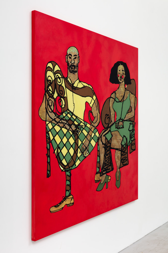 Work by Tschabalala Self