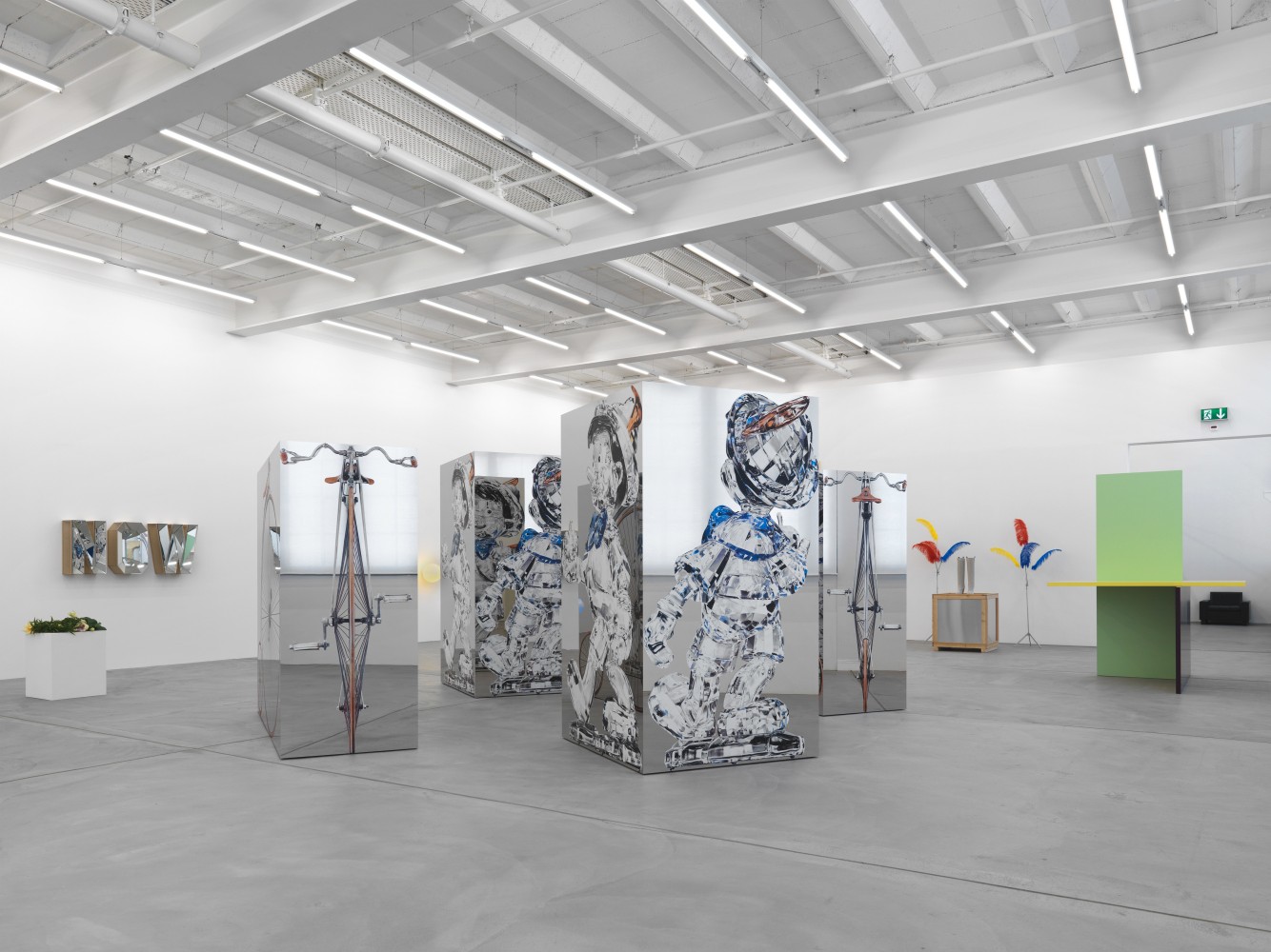 Installation view of group sculpture exhibition