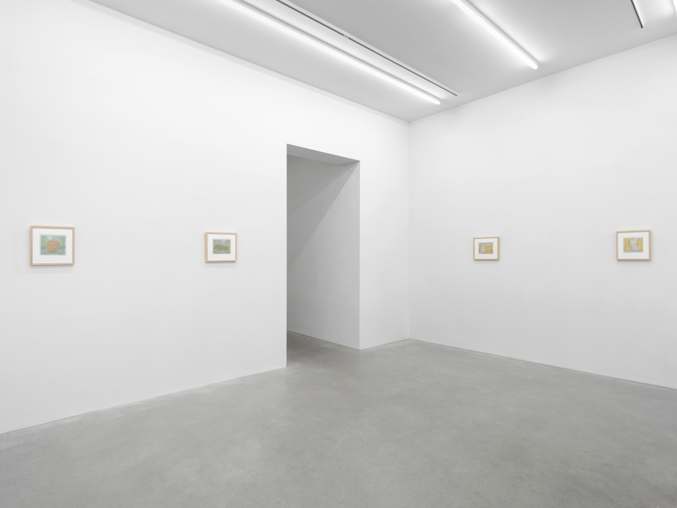 Installation view, John Dilg, Planet on the Prairie, Galerie Eva Presenhuber, Waldmannstrasse, Zurich, 2024