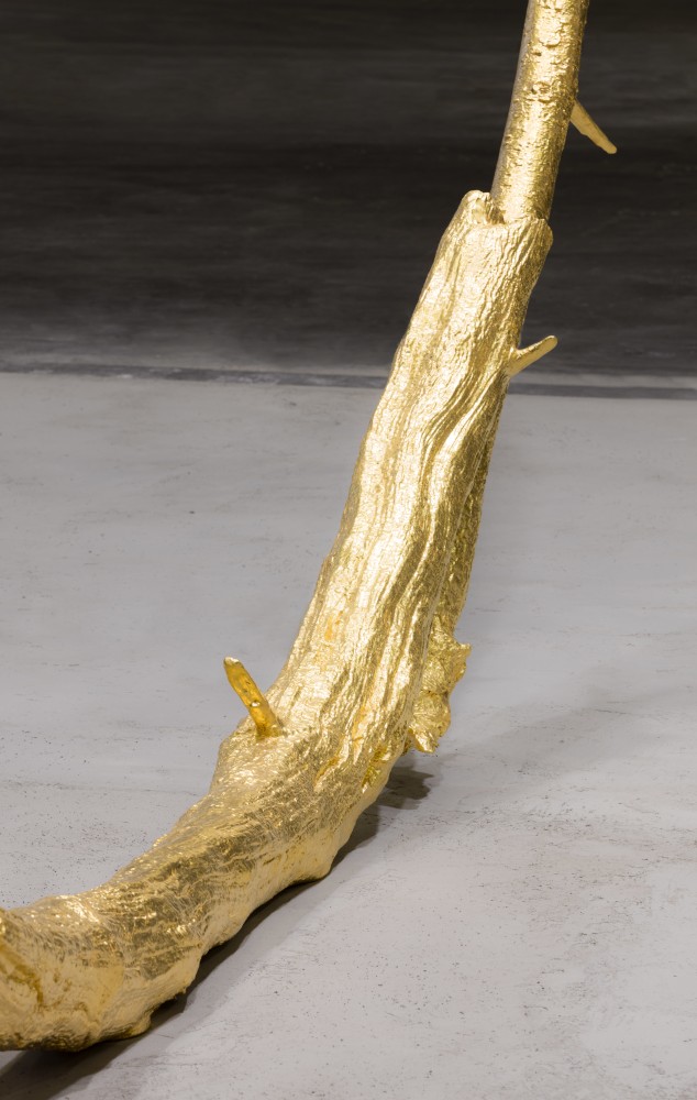 Installation view of sculpture by Ugo Rondinone