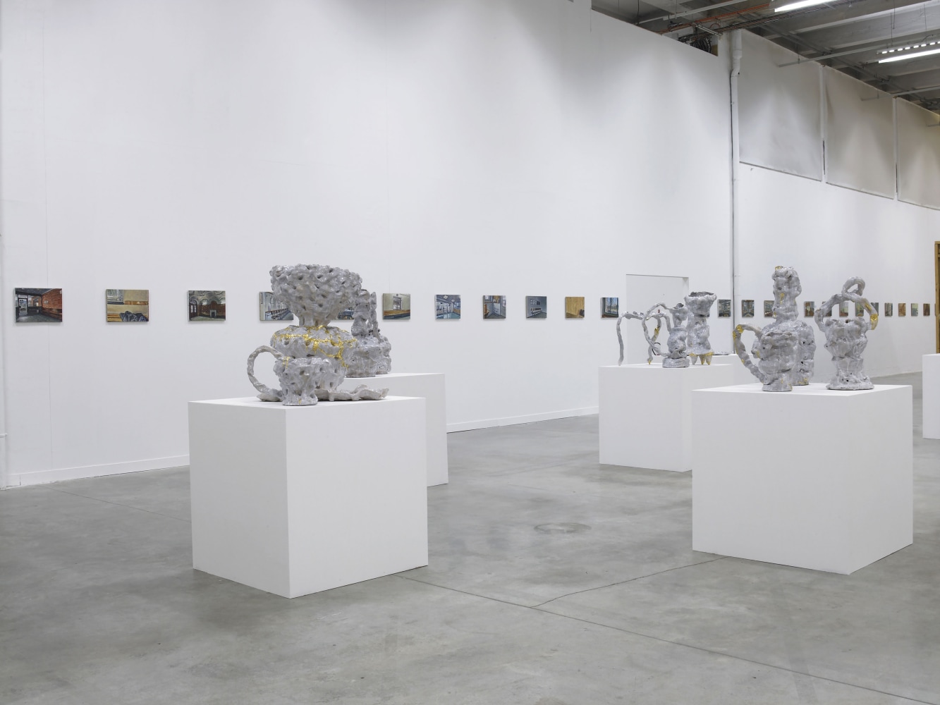 Installation view of works by Jean-Frédéric Schnyder