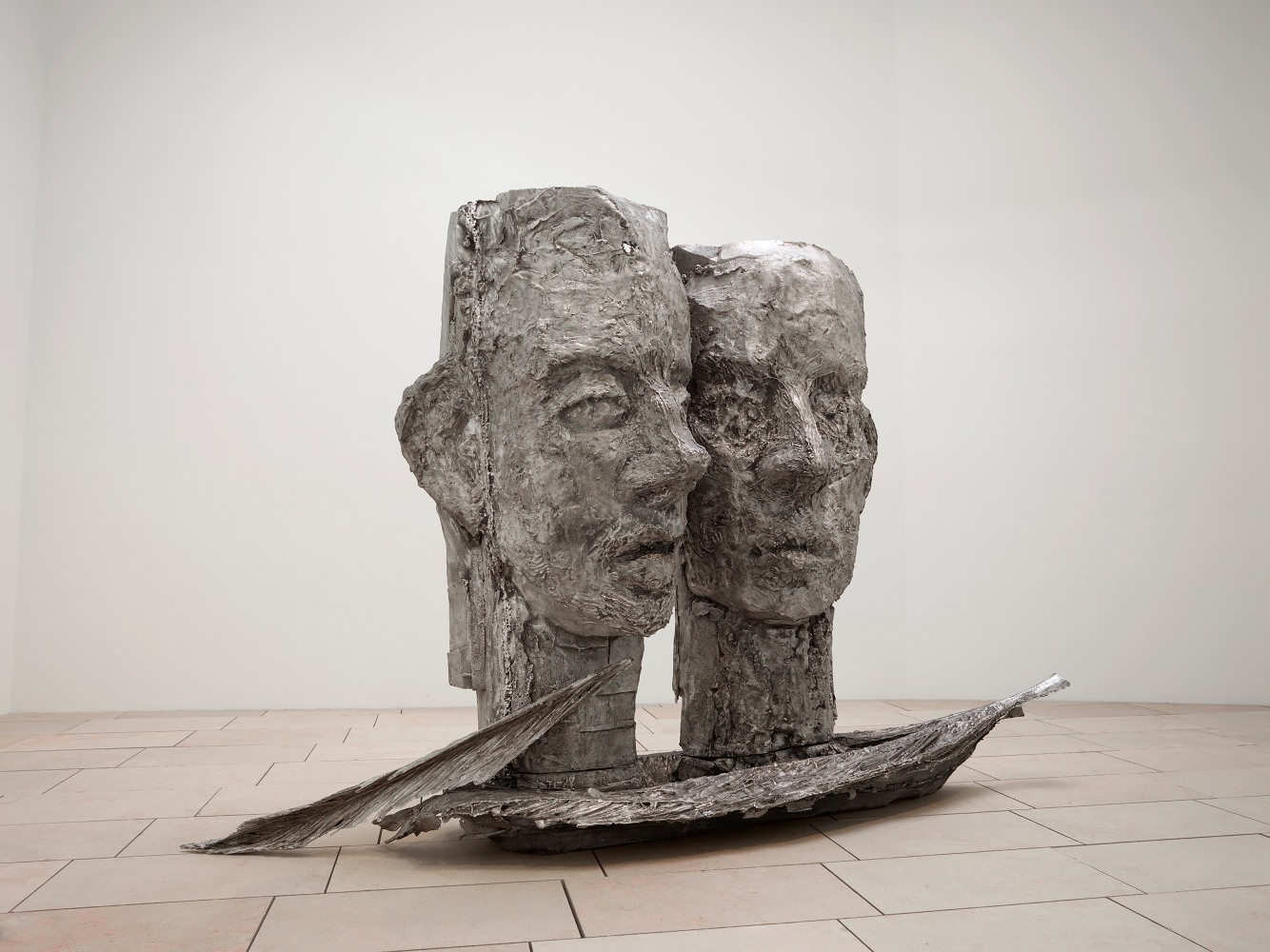 Installation view of sculpture by Jean-Marie Appriou