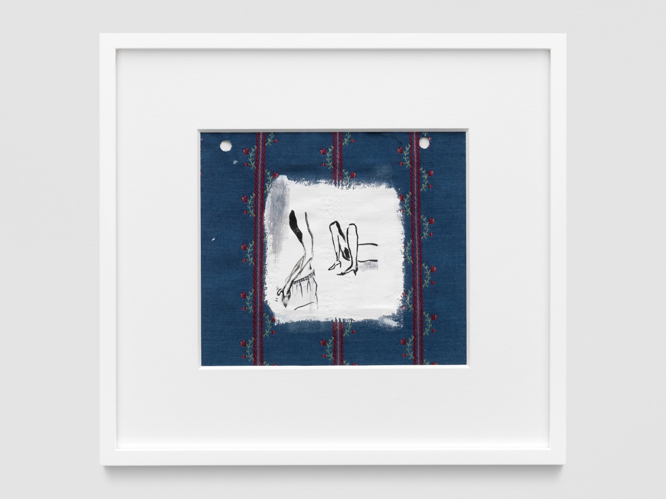 ANGST

1995
Acrylic on fabric, framed
Sheet 23.5 x 26 cm / 9 1/4 x 10 1/4 in
Frame 39.5 x 43 cm / 15 1/2 x 16 7/8 in