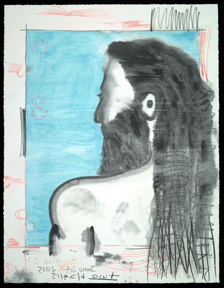 monotype by Carroll Dunham