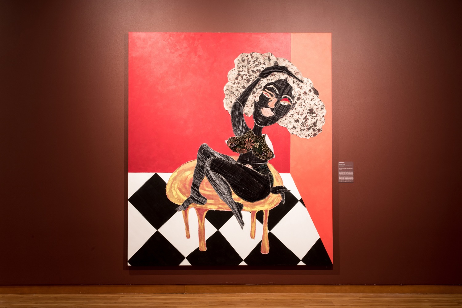 Installation view, Tschabalala Self,&amp;nbsp;A Superlative Palette: Contemporary Black Women Artists,&amp;nbsp;Harvey B. Gantt Center for African-American Arts, Charlotte, 2024