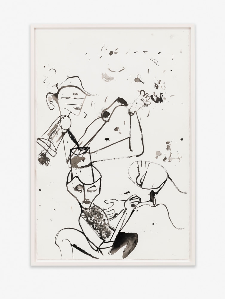 Untitled

2025

Ink on paper

Sheet 154 x 102 cm / 60 5/8 x 40 1/8 in

Frame 163 x 111 x 4 cm / 64 1/8 x 43 3/4 x 1 5/8 in

&amp;copy; Tobias Pils