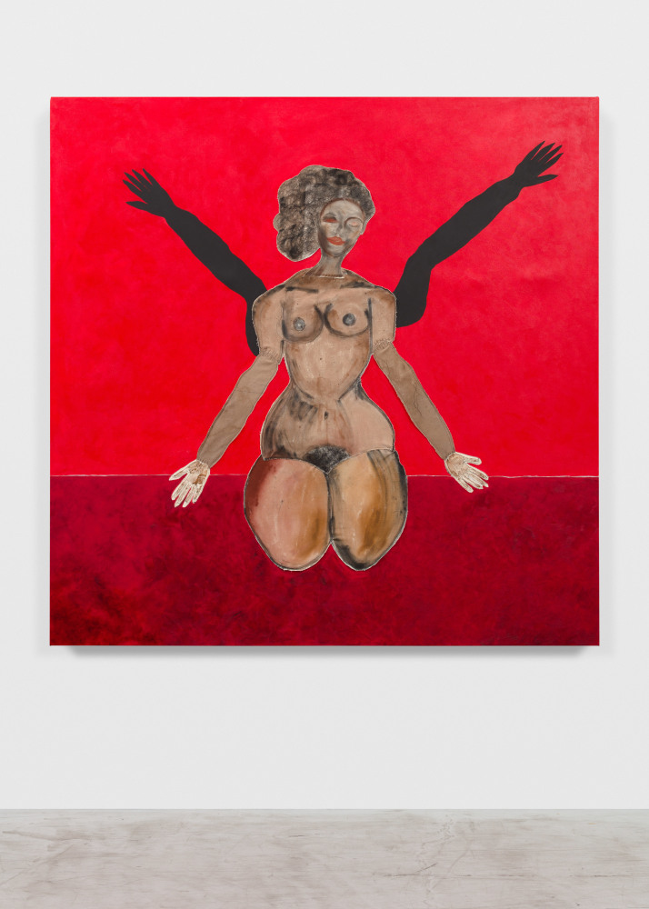 Work by Tschabalala Self