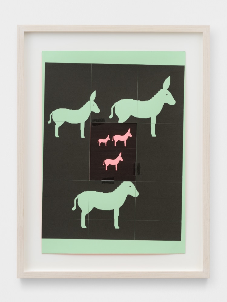 Collage by Valentin Carron