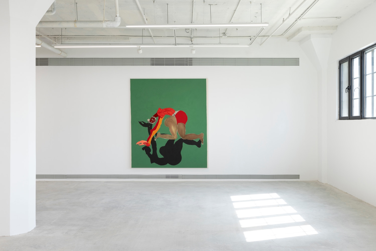 Installation view, Tschabalala Self, The Illusion of the Self, Longlati Foundation, Shanghai, 2025