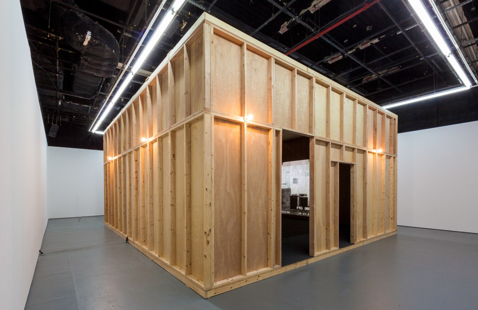 Installation view of works by John Giorno