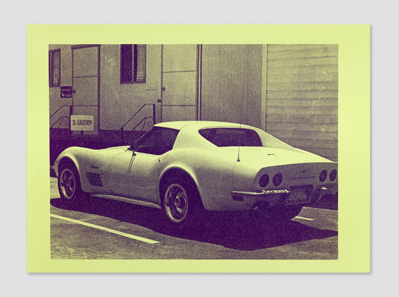 STEVEN SHEARER  Backlot 2019 Ink and acrylic on poly canvas  Varied Edition 2/2 239 x 330.5 cm / 94 x 130 1/8 in  SHEAS45723