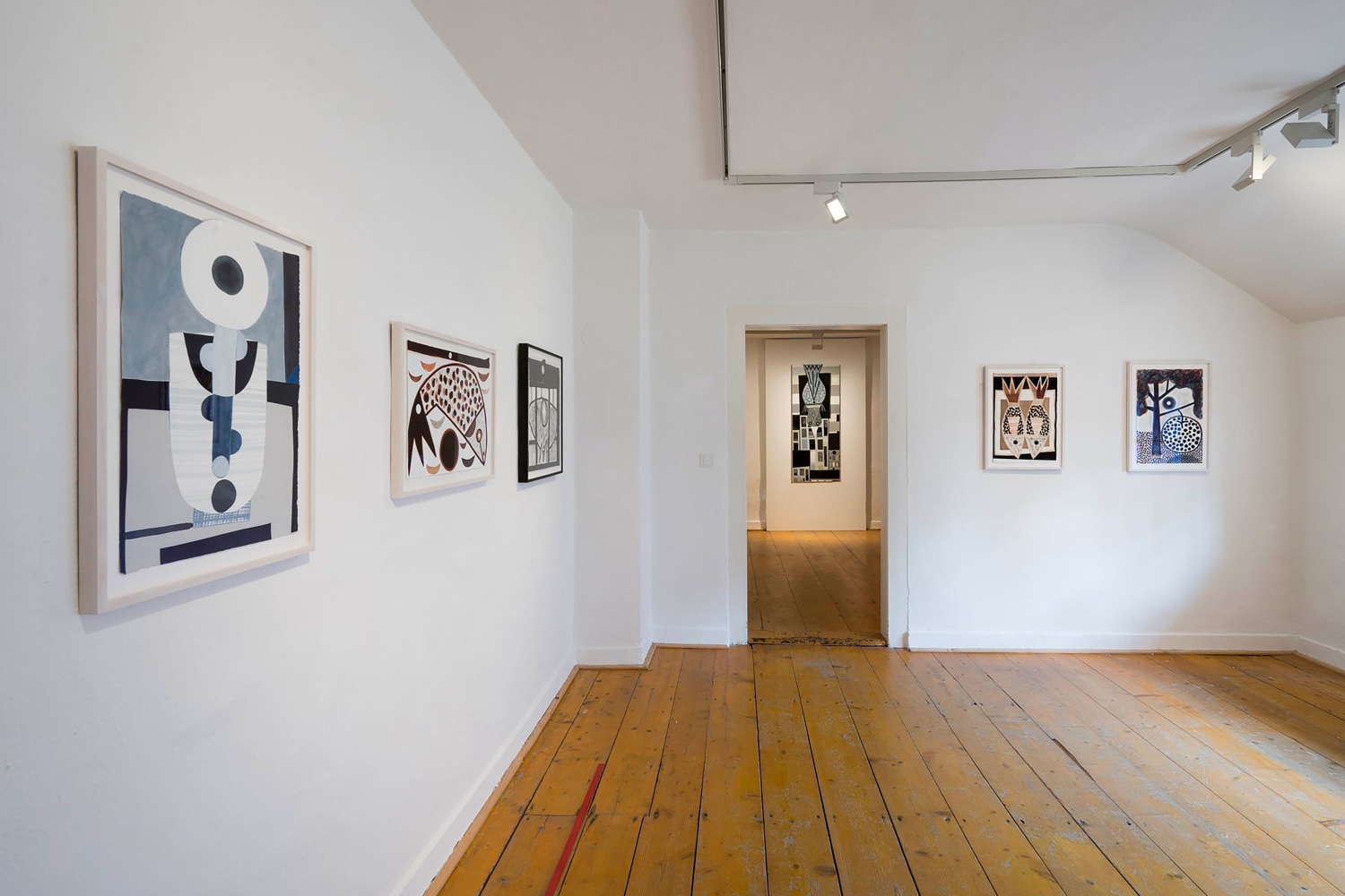 Installlation view, Austin Eddy, Vogel, Fisch und Farbe, Museum Penzberg &amp;ndash; Sammlung Campendonk, Penzberg, 2025