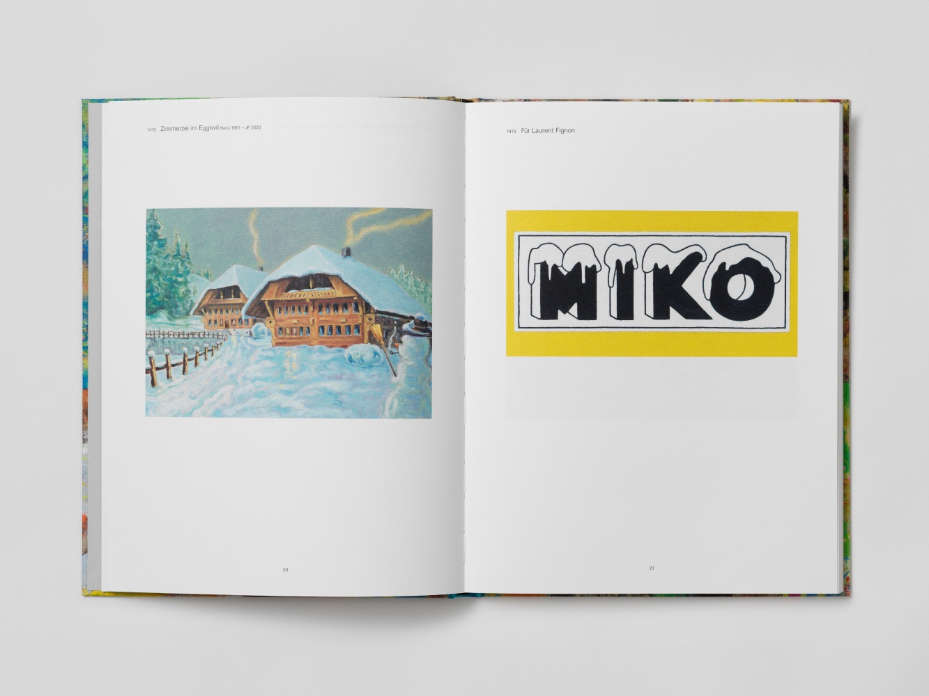 Image of publication Jean-Frédéric Schnyder: Bilder 2020/21