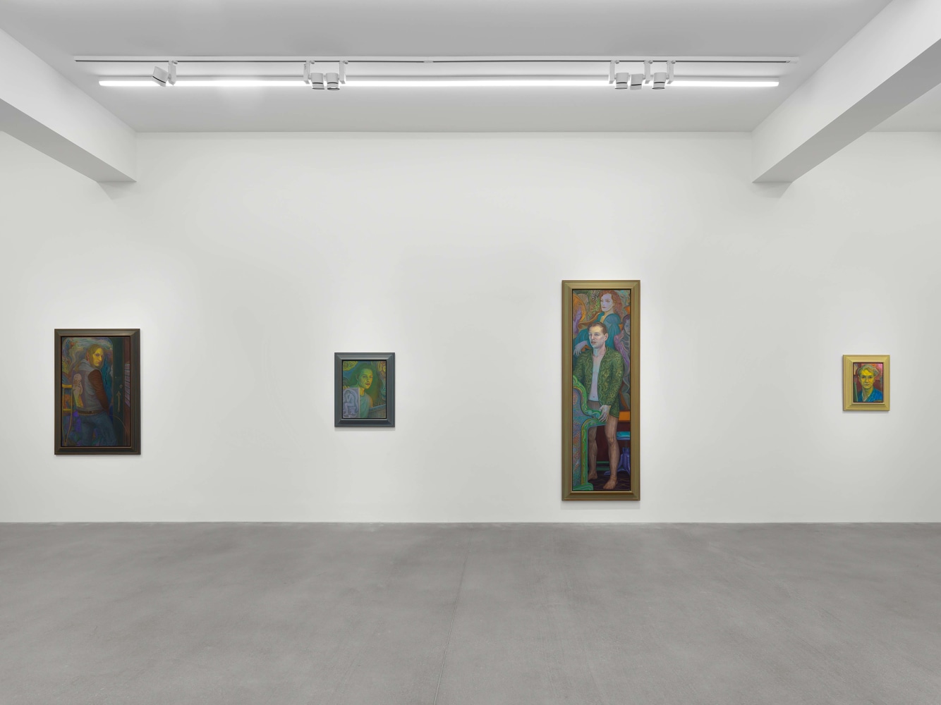 Installation view, Steven Shearer, Working from Life, Galerie Eva Presenhuber, Waldmannstrasse, Zurich, 2021