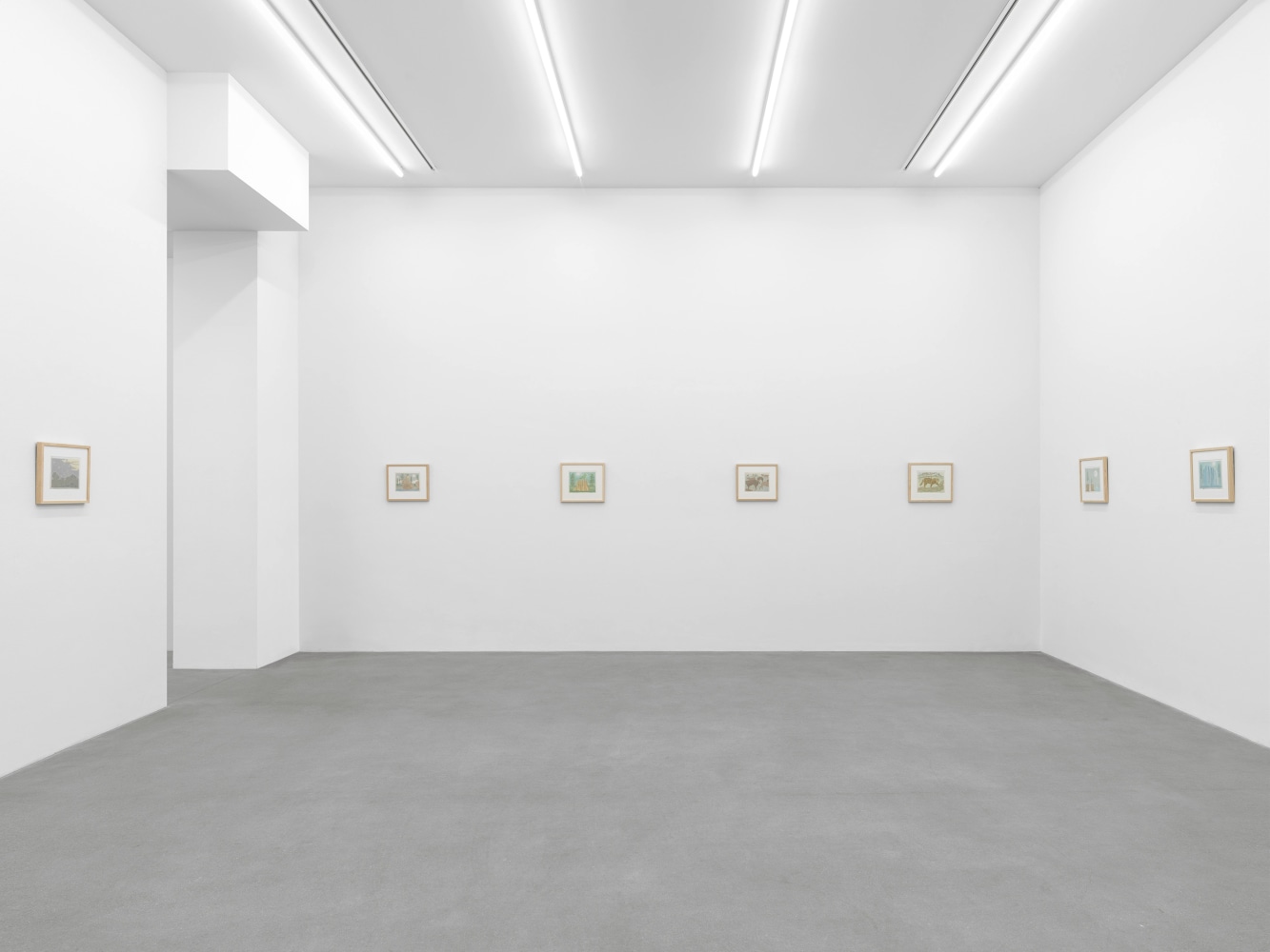 Installation view, John Dilg, Planet on the Prairie, Galerie Eva Presenhuber, Waldmannstrasse, Zurich, 2024