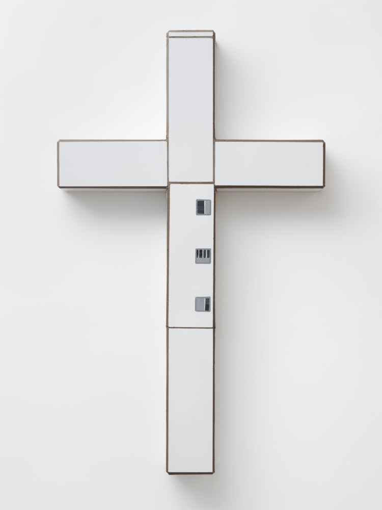 Valentin Carron Mechanik und Animalität 2020 Polystyrene, fiberglass, acrylic resin, acrylic paint 101 x 61 x 10.5 cm / 39 3/4 x 24 x 4 1/8 in