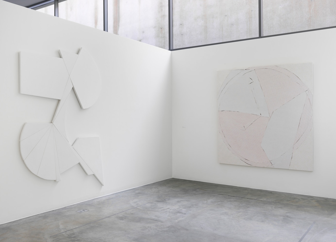 Installation view of works by Wyatt Kahn