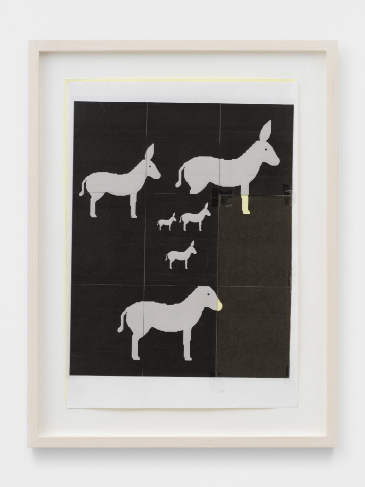 Collage by Valentin Carron