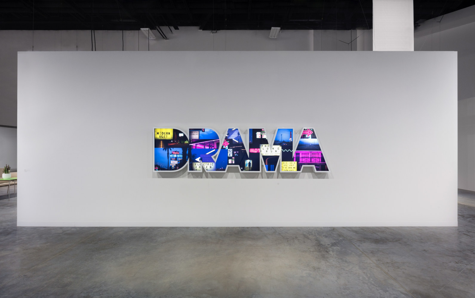 Installation view of work by Doug Aitken