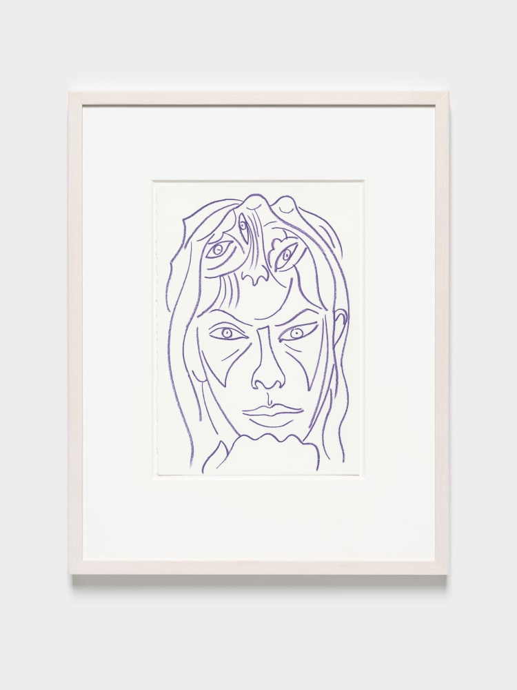 Think Frehley

2024

Pastel pencil on paper

Sheet 33 x 23.5 cm / 13 x 9 1/8 in

Frame 55.5 x 44 x 4 cm / 21 7/8 x 17 3/8 x 1 5/8 in

&amp;copy; Steven Shearer