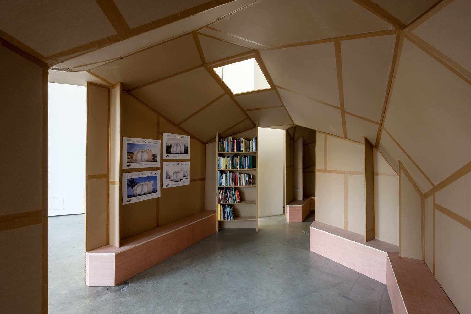 Installation view, Oscar Tuazon, Words for Water, FJK3, Vienna, 2024