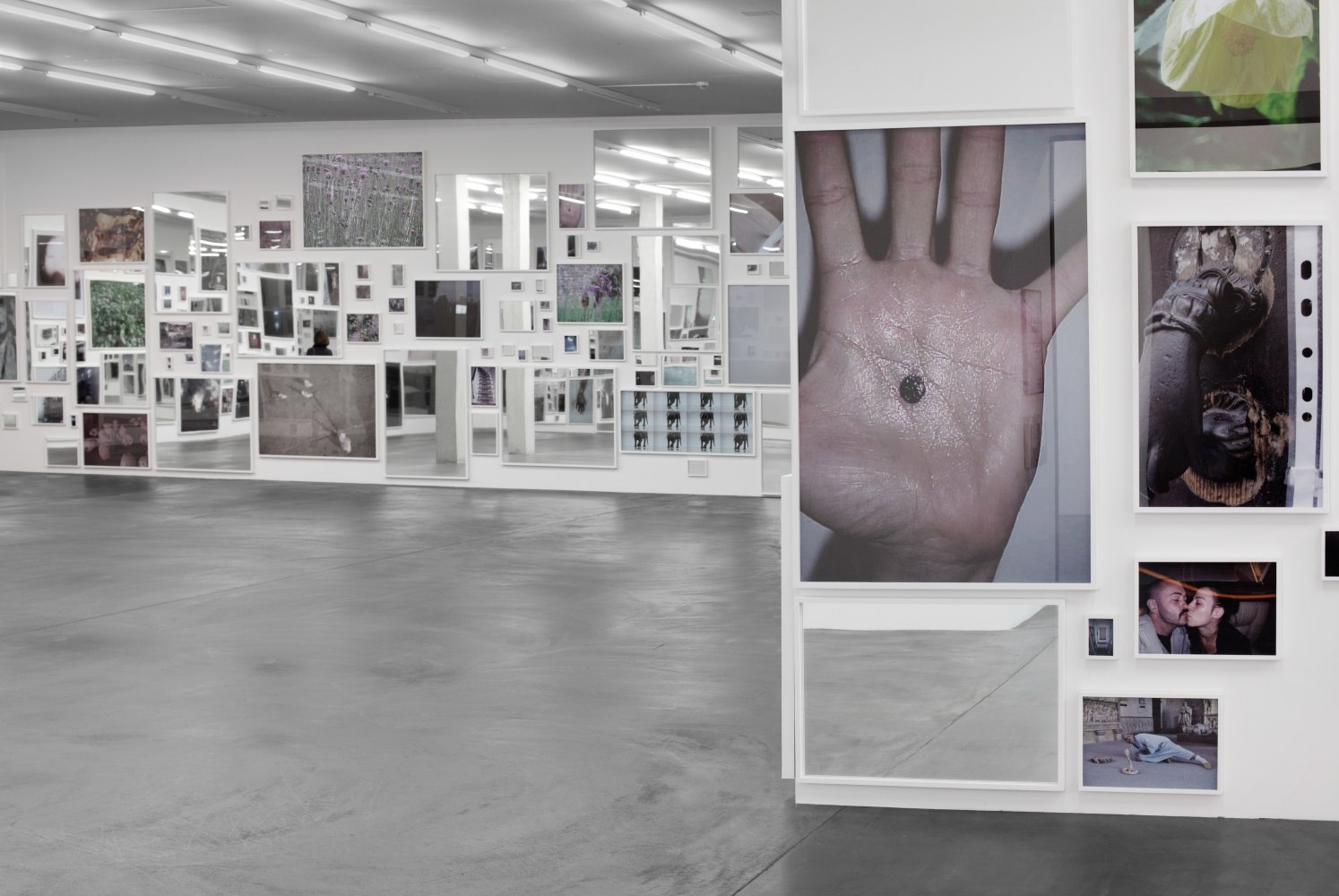 Douglas Gordon Everything is nothing without its reflection; A Photographic Pantomime 2013 180 Photographs, 180 mirrors; framed Dimension variable