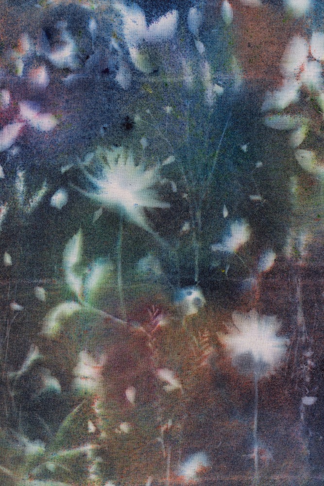 Painting by Sam Falls