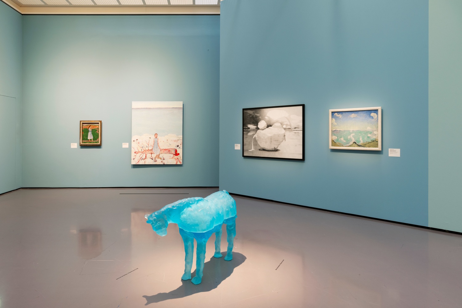 Installation view, Ugo Rondinone, Apropos Hodler &amp;ndash; Current Perspectives on an Icon, Kunsthaus Z&amp;uuml;rich, Zurich, 2024