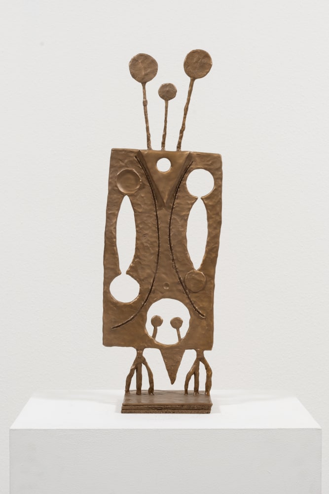 bronze sculpture of a bird by Austin Eddy