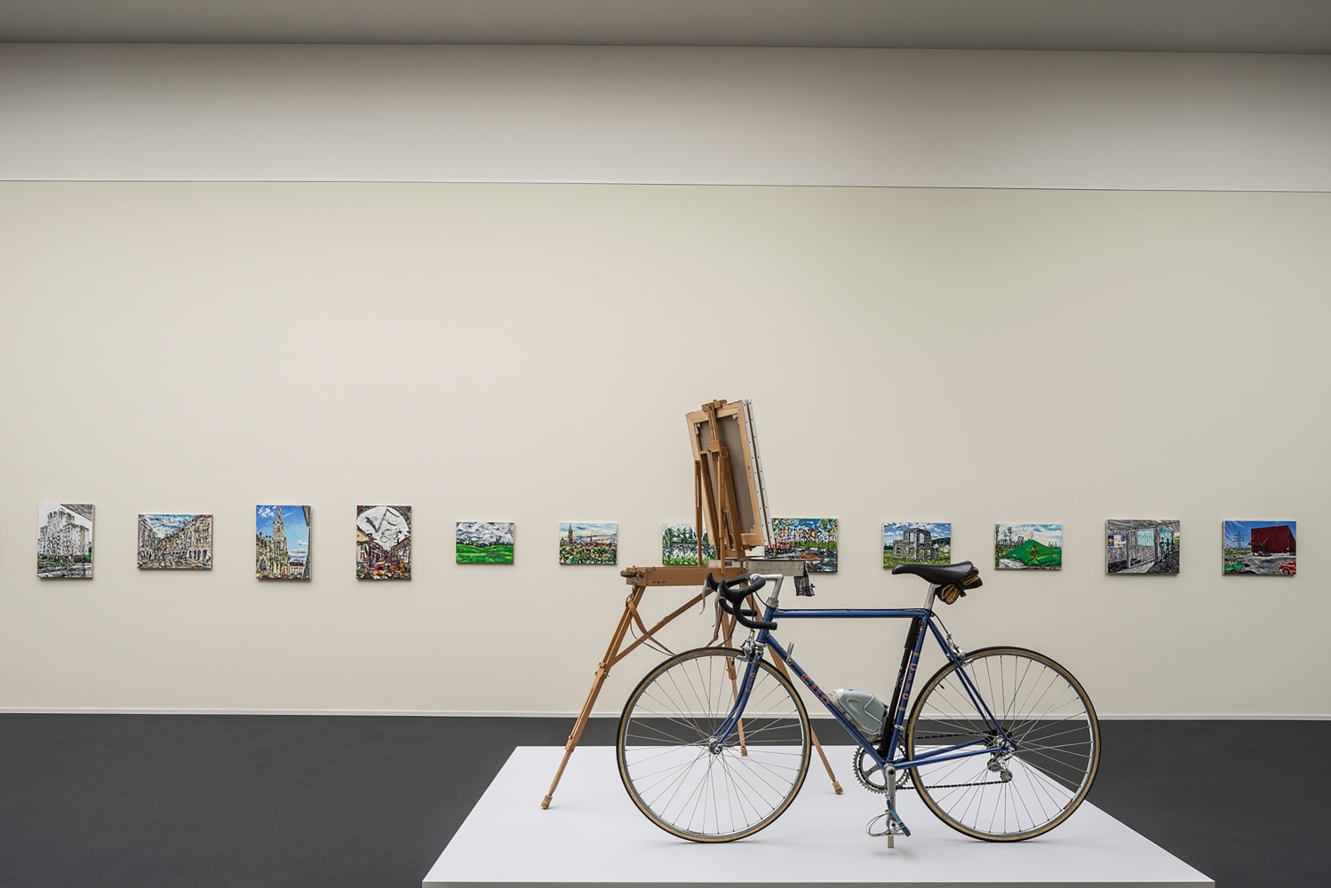 Installation view of works by Ferdinand Hodler and Jean-Frédéric Schnyder