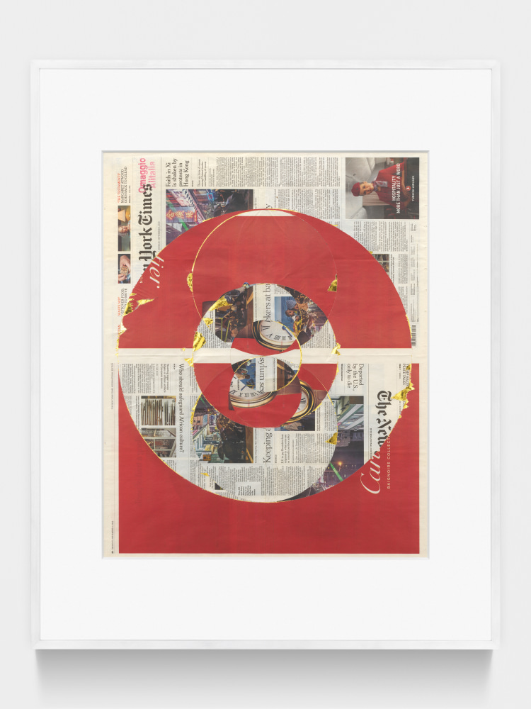 Work image of collage by Walead Beshty