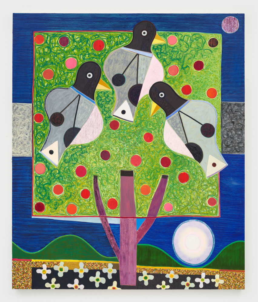 Songs For The Sun.

2023

Oil and Flashe on canvas

218.5 x 183 cm / 86 x 72 in

&amp;copy; Austin Eddy