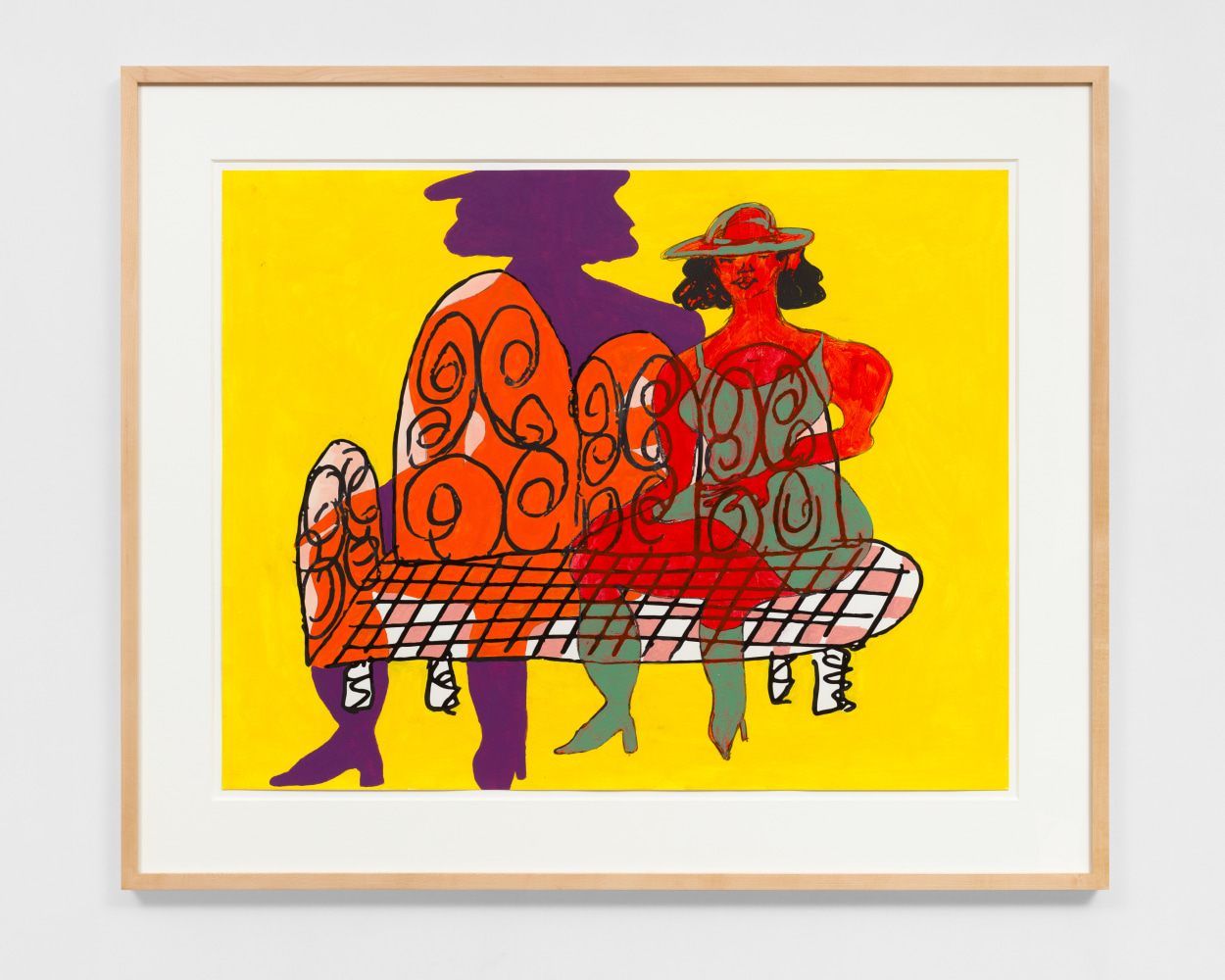 Red Lady and Shadow on Lifted&amp;nbsp;Lounge #2

2021

Colored pencil, acrylic paint, gouache, charcoal, graphite on archival inkjet print

Unique

Sheet 72.5 x 91.5 cm / 28 1/2 x 36 in

Frame 95.5 x 114.5 cm / 37 1/2 x 45 in

SELF 50168